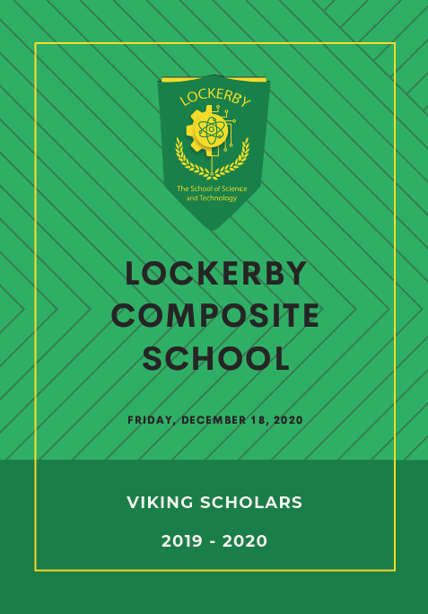 Viking Scholars program cover 2019-2020
