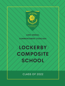 program cover page