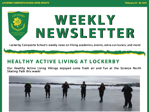 front page newsletter