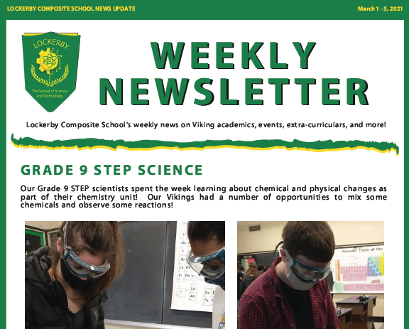 frontpage newsletter