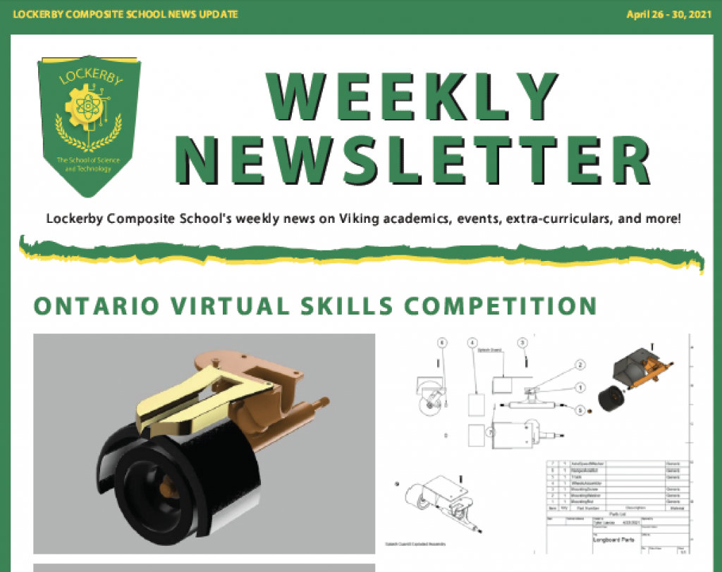 newsletter cover page