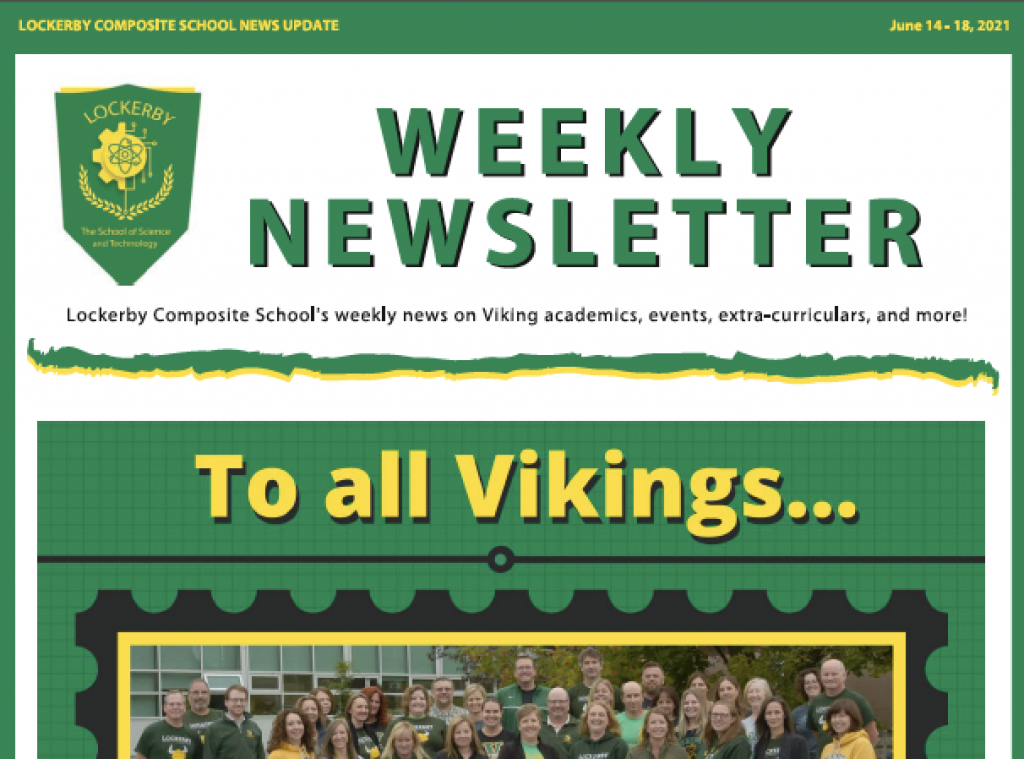 newsletter coverpage
