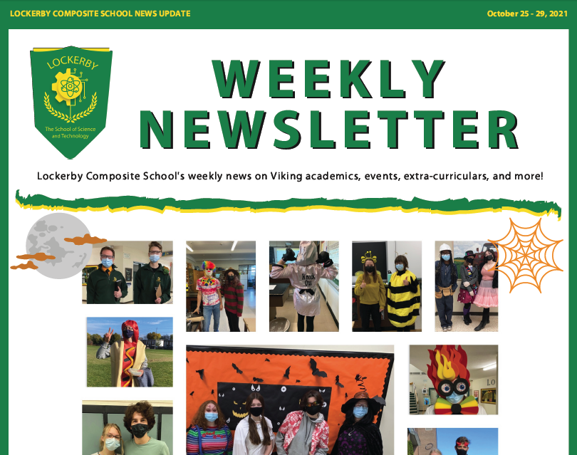 cover page of newsletter