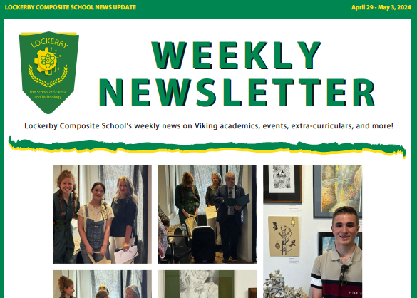 coverpage of newsletter